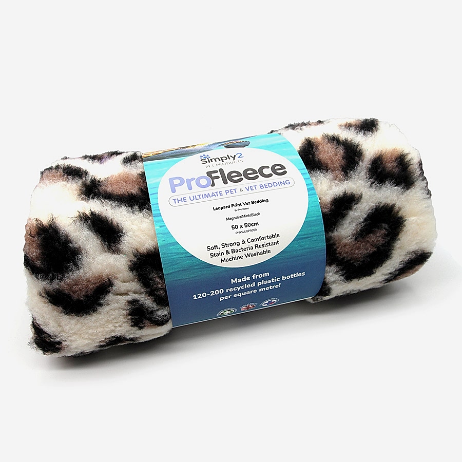 ProFleece Pet Vet Bedding Leopard Print