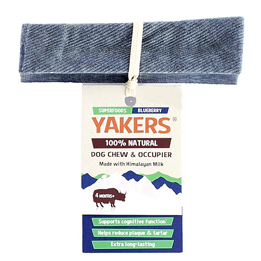 Yakers Dog Chew Treat Blueberry