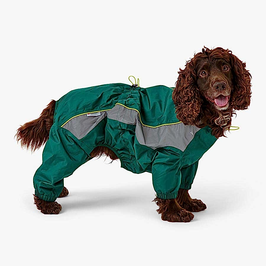 3 Peaks Waterproof Dog Terrain Suit Green