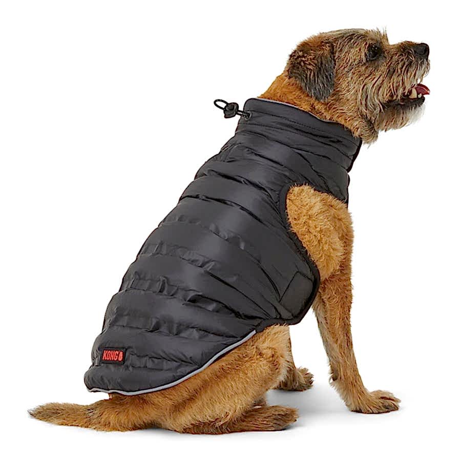 Kong Dog Puffer Vest Black