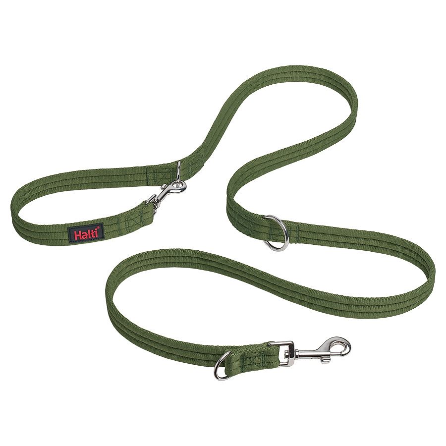 Halti Multi-use Double Ended Dog Training Lead Forest Green