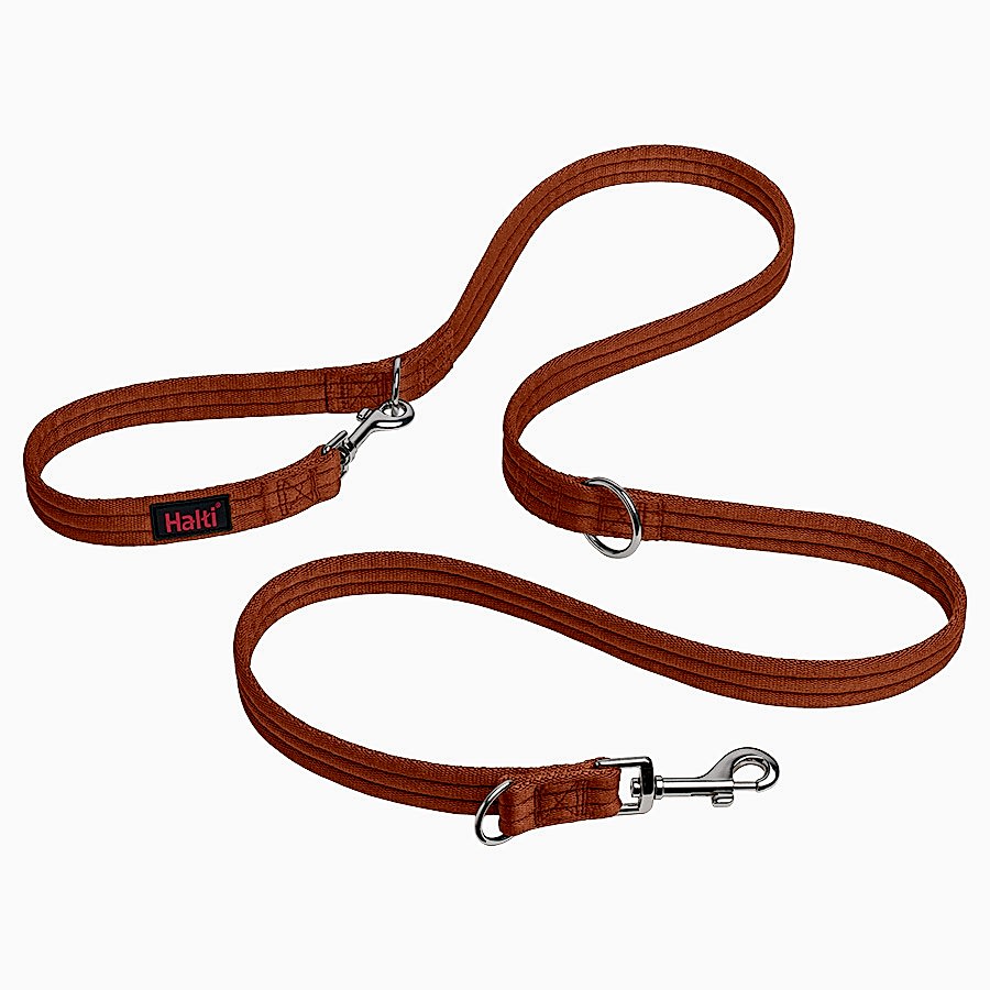 Halti Multi-use Double Ended Dog Training Lead Burnt Orange