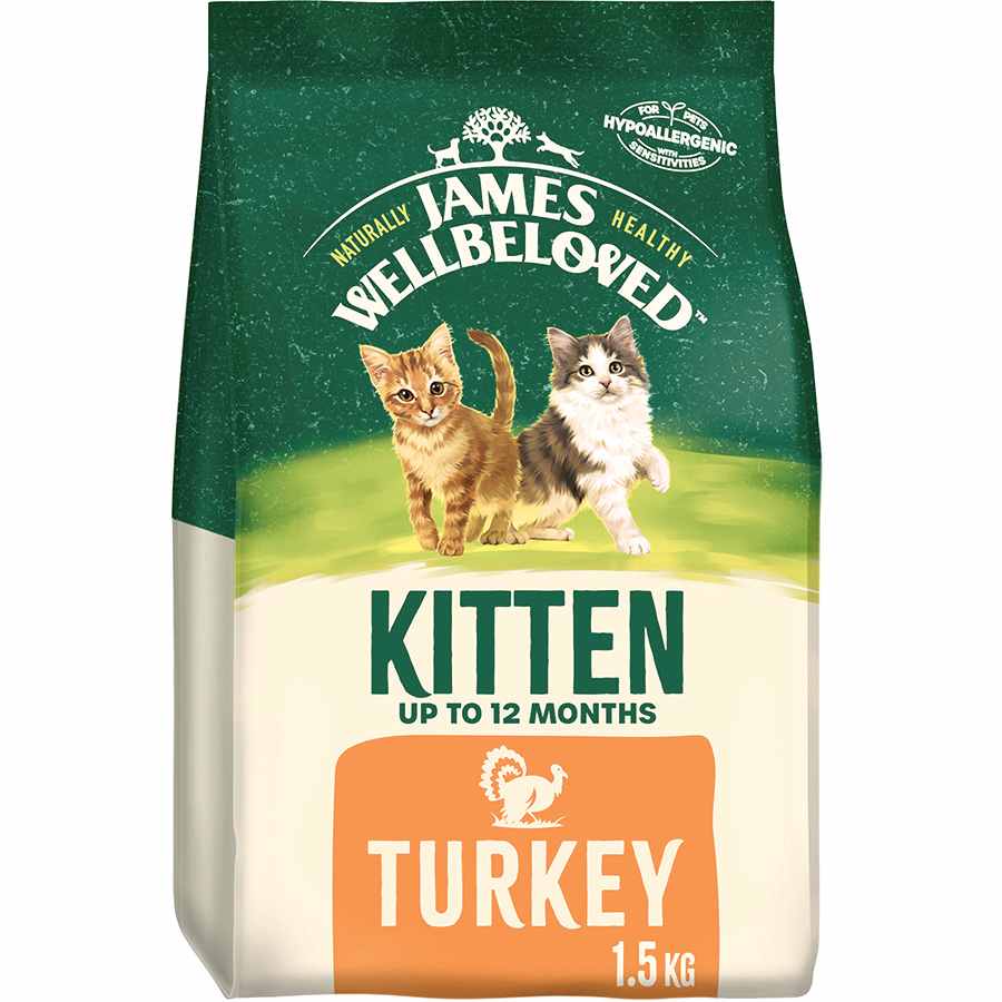 James Wellbeloved Kitten Dry Cat Food Turkey