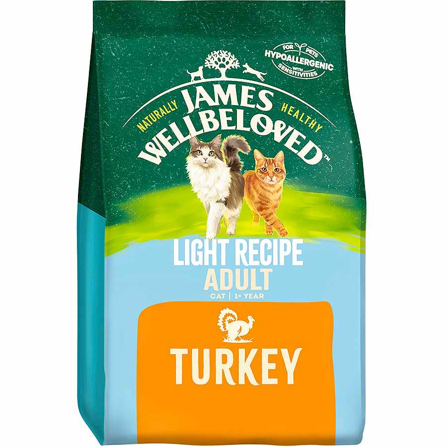 James Wellbeloved Light Adult Dry Cat Food Turkey