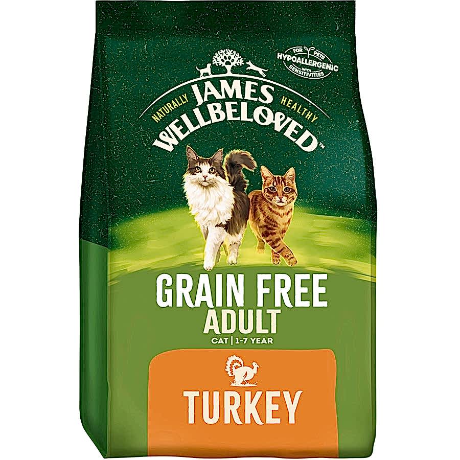 James Wellbeloved Grain Free Adult Cat Dry Food Turkey