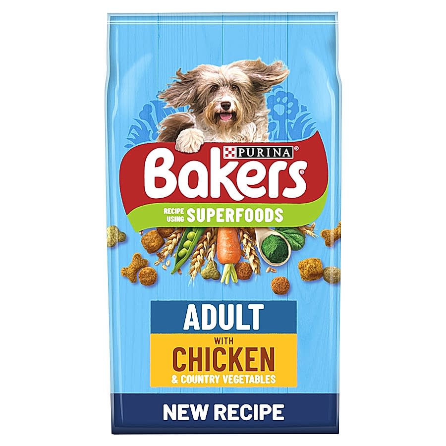 Bakers Adult Dry Dog Food Chicken & Veg