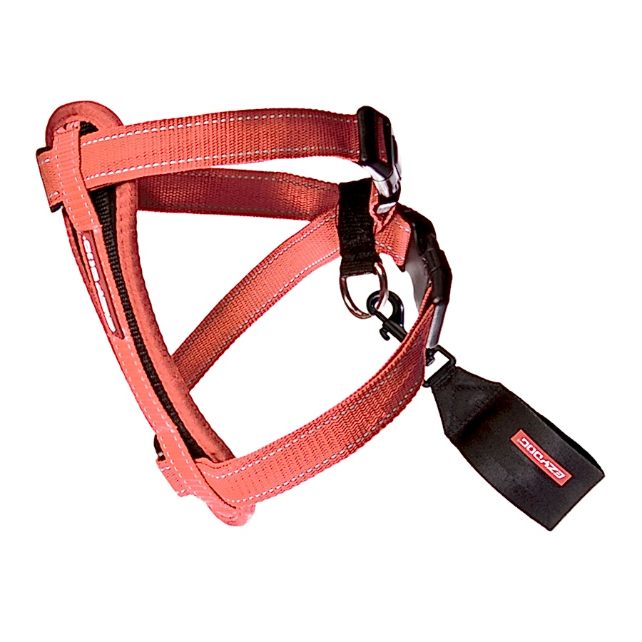 EzyDog Chest Plate Dog Harness Red