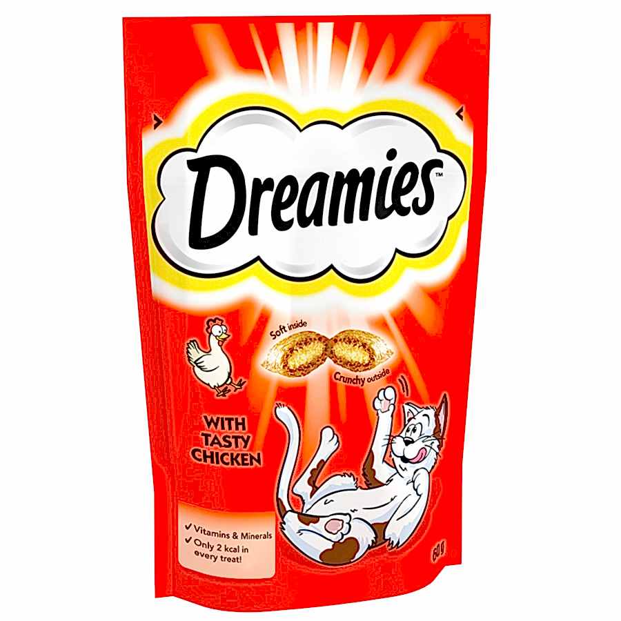 Dreamies Cat Treat Biscuits with Chicken