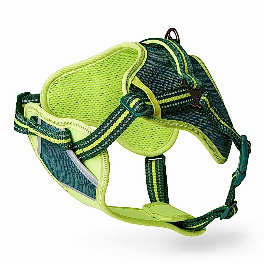 3 Peaks X-Trail Dog Harness Green